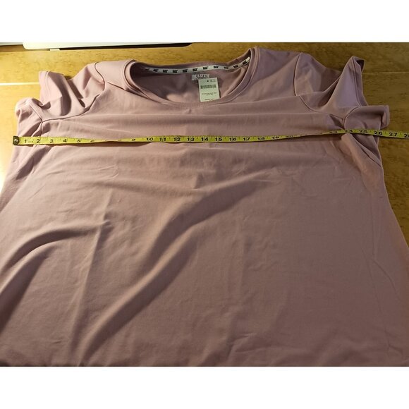 Deluth Trading Women's 2X Plus NoGA Classic Short Sleeve Shirt Pink Pullover NWT - Picture 13 of 16